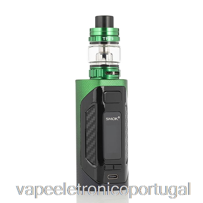 Vape Eletrônico Smok Rigel 230w Starter Kit Preto Verde